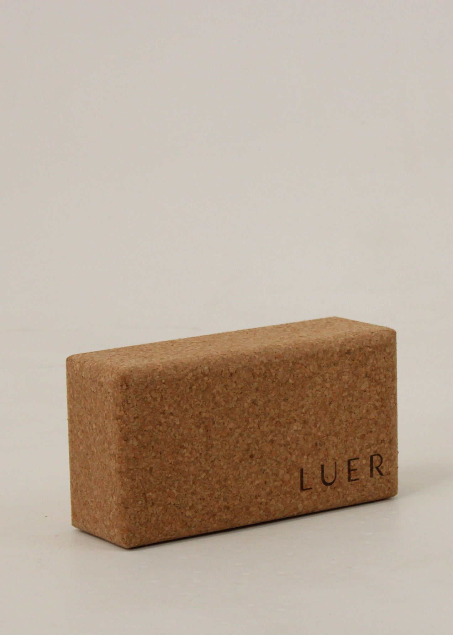 single cork yoga block sustainable