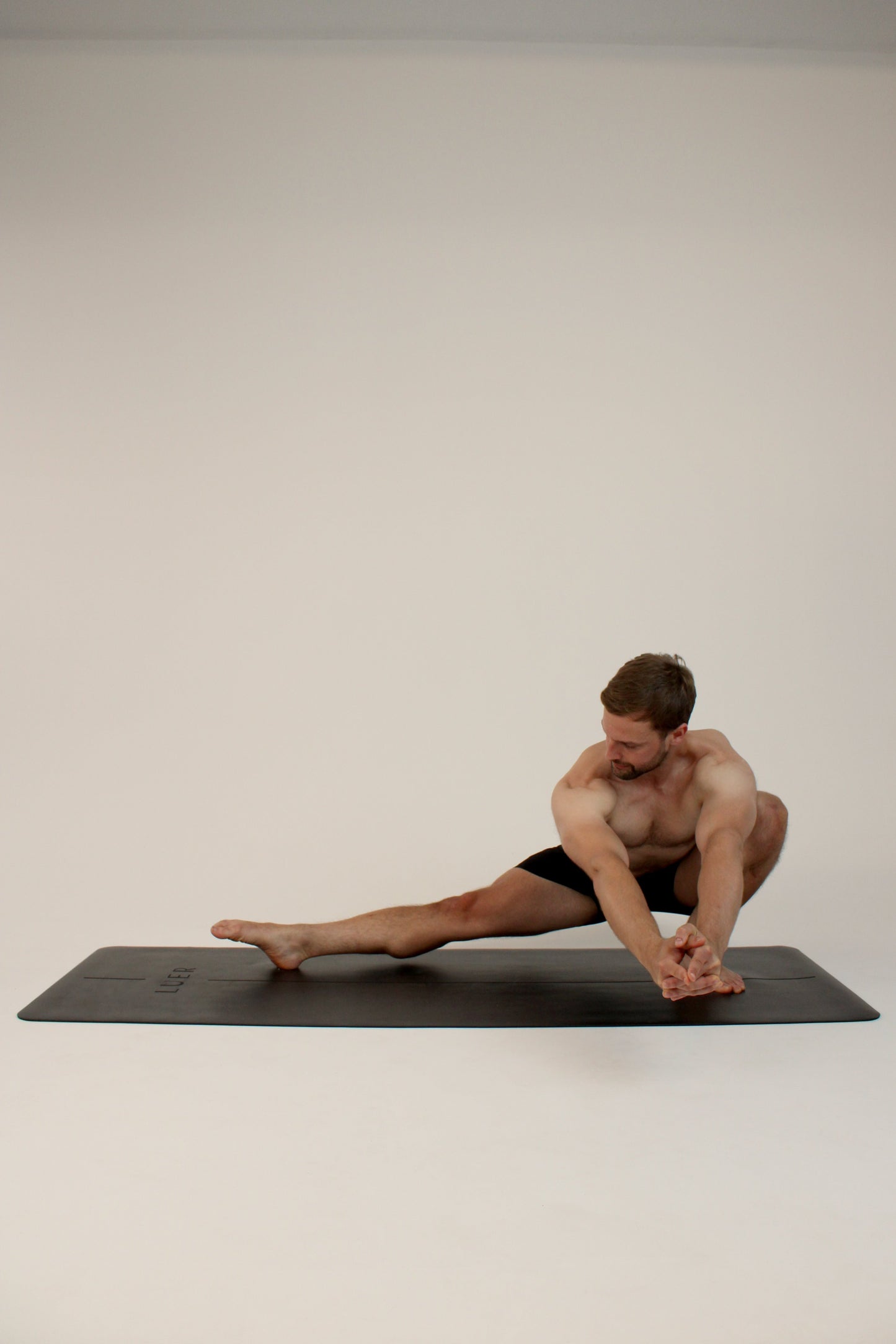 non slip premium black yoga mat